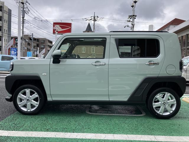 タフトＧ　クロムベンチャー　届け出済み未使用車　バックカメラ保証　新車保証・まごころ保証　１年間・走行距離無制限付き　アダプティブクルーズコントロール　フロントシートヒーター　ＬＥＤヘッドライト　ガラスルーフ　キーフリー　ホールド機能付き電動サイドブレーキ（東京都）の中古車