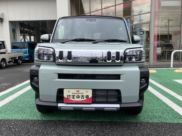 タフトＧ　クロムベンチャー　届け出済み未使用車　バックカメラ保証　新車保証・まごころ保証　１年間・走行距離無制限付き　アダプティブクルーズコントロール　フロントシートヒーター　ＬＥＤヘッドライト　ガラスルーフ　キーフリー　ホールド機能付き電動サイドブレーキ（東京都）の中古車
