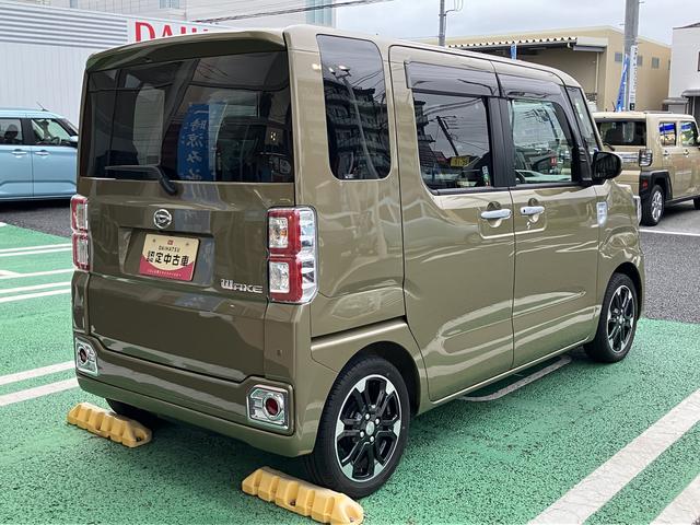 ウェイクＧターボＶＳ　ＳＡIII　８インチナビ　ＥＴＣ　ドラレコ中古車保証・距離無制限、１年付き　純正８インチスタンダードナビ　パノラマモニター　ＥＴＣ車載器　ナビ連動前後録画ドライブレコーダー　両側電動スライドドア　ターボ　ＬＥＤヘッドライト　キーフリー（東京都）の中古車