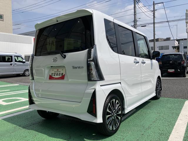 タントカスタムRS ディスプレイオーディオ バックモニター保証 新車保証・まごころ保証 1年間・走行距離無制限付き 純正9インチディスプレイオーディオ バックモニター 両側電動スライドドア ターボ LEDヘッドライト ホールド機能付き電動サイドブレーキ(東京都)の中古車