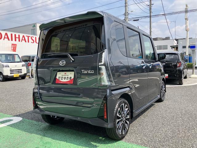 タントカスタムRS カーナビ ETC ドライブレコーダー保証 新車保証・まごころ保証 1年間・走行距離無制限付き 純正7インチエントリーナビ バックモニター ナビ連動前後録画ドライブレコーダー ETC車載器 ターボ LEDヘッドライト 両側電動スライドドア(東京都)の中古車