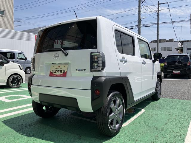 タフトGターボ カーナビ ドライブレコーダー ETC保証 新車保証・まごころ保証 1年間・走行距離無制限付き 純正7インチエントリーナビ バックモニター ナビ連動前後録画ドライブレコーダー ETC車載器 LEDヘッドライト フロントシートヒーター(東京都)の中古車
