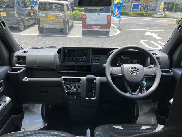 ハイゼットカーゴＤＸ　ワイドＢｌｕｅｔｏｏｔｈ／ＵＳＢチューナー装備保証　新車保証・まごころ保証　１年間・走行距離無制限付き　純正ワイドＢｌｕｅｔｏｏｔｈ／ＵＳＢチューナー　ハロゲンヘッドライト　キーレス　マニュアルエアコン　ラバーマット　オートライト（東京都）の中古車