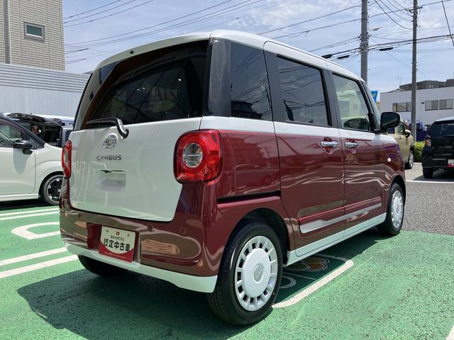 ムーヴキャンバスストライプスＧ　９インチディスプレイオーディオ装備保証　新車保証・まごころ保証　１年間・走行距離無制限付き・９インチディスプレイオーディオ装備・バックカメラ・ＬＥＤヘッドライト装備（東京都）の中古車