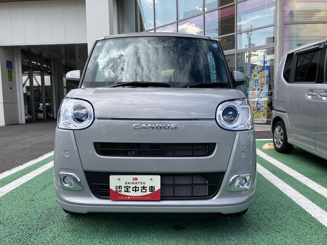 ムーヴキャンバスセオリーＧ　ディスプレイオーディオ　フロントシートヒーター保証　新車保証・まごころ保証　１年間・走行距離無制限付き　純正９インチディスプレイオーディオ　バックカメラ　ＬＥＤヘッドライト　フロントシートヒーター　ホールド機能付き電動サイドブレーキ　キーフリー（東京都）の中古車