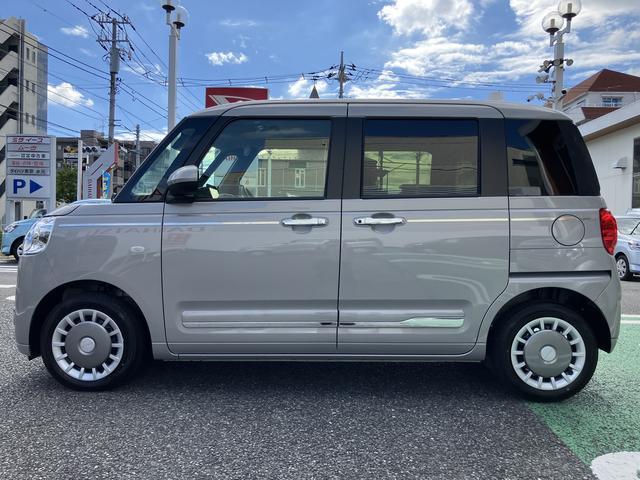 ムーヴキャンバスセオリーＧ　ディスプレイオーディオ　フロントシートヒーター保証　新車保証・まごころ保証　１年間・走行距離無制限付き　純正９インチディスプレイオーディオ　バックカメラ　ＬＥＤヘッドライト　フロントシートヒーター　ホールド機能付き電動サイドブレーキ　キーフリー（東京都）の中古車