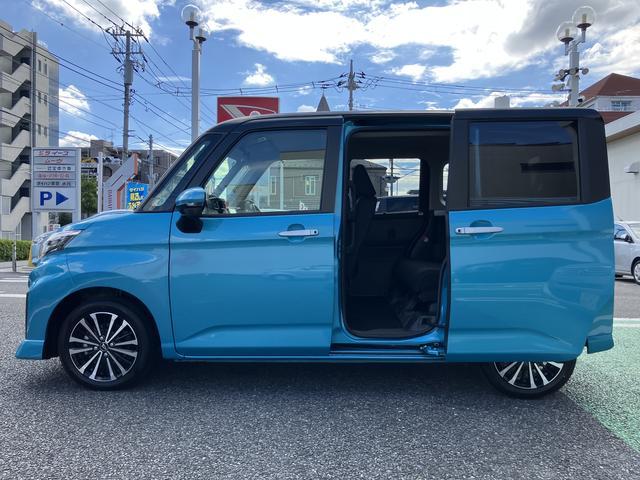 トールカスタムＧ　ターボ　ディスプレイオーディオ　パノラマモニター保証　新車保証・まごころ保証　１年間・走行距離無制限付き　純正９インチディスプレイオーディオ　パノラマカメラモニター　両側電動スライドドア　ホールド機能付き電動サイドブレーキ　キーフリー（東京都）の中古車