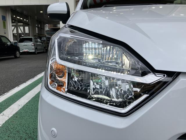 ミライースＸ　ＳＡIII　ＣＤステレオ　ＬＥＤヘッドライト保証　新車保証・まごころ保証　１年間・走行距離無制限付き　純正ＣＤステレオ　ＬＥＤヘッドライト　バックカメラ　コーナーセンサー　カーペットマット　電動格納ミラー　マニュアルエアコン　スモークガラス（東京都）の中古車