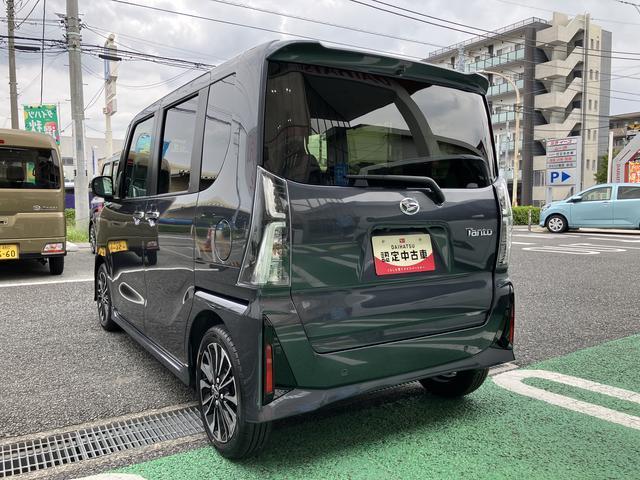 タントカスタムＲＳ　ディスプレイオーディオ　ターボ保証　新車保証・まごころ保証　１年間・走行距離無制限付き　純正９インチディスプレイオーディオ　バックモニター　ＬＥＤヘッドライト　両側電動スライドドア　ホールド機能付き電動サイドブレーキ（東京都）の中古車