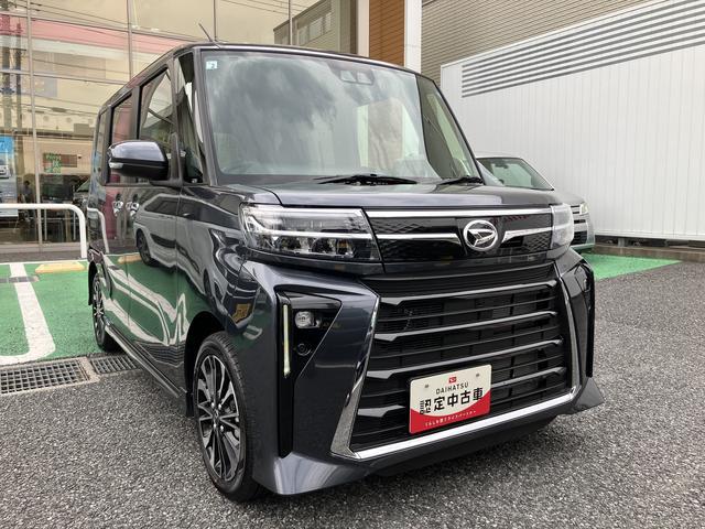 タントカスタムＲＳ　ディスプレイオーディオ　ターボ保証　新車保証・まごころ保証　１年間・走行距離無制限付き　純正９インチディスプレイオーディオ　バックモニター　ＬＥＤヘッドライト　両側電動スライドドア　ホールド機能付き電動サイドブレーキ（東京都）の中古車
