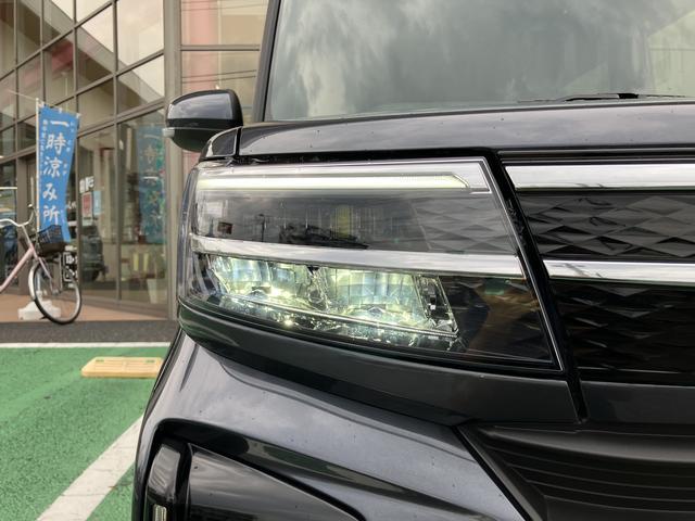タントカスタムＲＳ　ディスプレイオーディオ　ターボ保証　新車保証・まごころ保証　１年間・走行距離無制限付き　純正９インチディスプレイオーディオ　バックモニター　ＬＥＤヘッドライト　両側電動スライドドア　ホールド機能付き電動サイドブレーキ（東京都）の中古車
