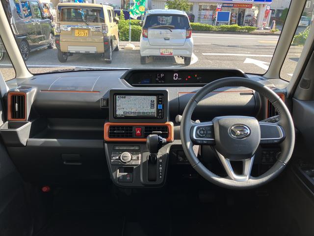 タントファンクロスターボ カーナビ ドライブレコーダー ETC保証 新車保証・まごころ保証 1年間・走行距離無制限付き 純正7インチエントリーナビ バックモニター ナビ連動前後録画ドライブレコーダー ETC車載器 フロントシートヒーター LEDヘッドライト(東京都)の中古車
