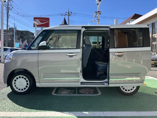ムーヴキャンバスストライプスＧ　ディスプレイオーディオ　スライドドア保証　新車保証・まごころ保証　１年間・走行距離無制限付き　純正９インチディスプレイオーディオ　ＬＥＤヘッドライト　バックモニター　ほっとカップホルダー　両側電動スライドドア　電動サイドブレーキ（東京都）の中古車