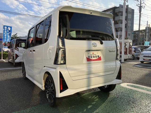 タントカスタムRS カーナビ バックモニター ドラレコ ETC保証 新車保証・まごころ保証 1年間・走行距離無制限付き 純正7インチエントリーナビ バックモニター ナビ連動前後録画ドライブレコーダー ETC車載器 フロントシートヒーター 電動サイドブレーキ(東京都)の中古車