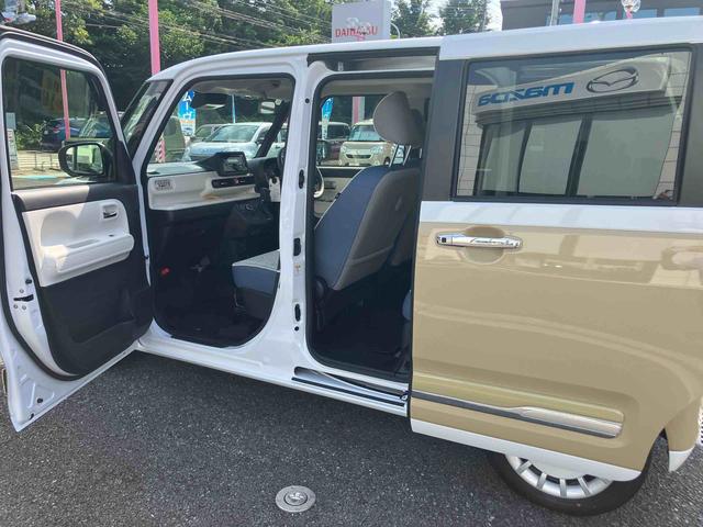 ムーヴキャンバスストライプスＧ　両側電動スライド／電子パーキング保証１年間・距離無制限　スマアシ／ＬＥＤヘッドライト（東京都）の中古車