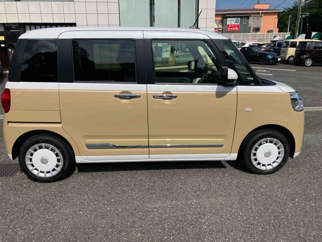 ムーヴキャンバスストライプスＧ　両側電動スライド／電子パーキング保証１年間・距離無制限　スマアシ／ＬＥＤヘッドライト（東京都）の中古車