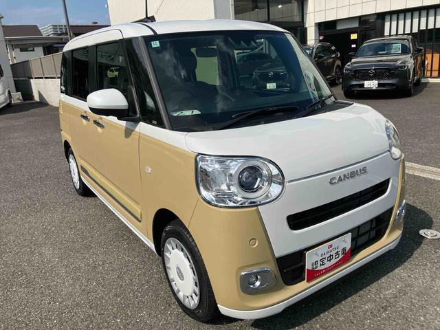 ムーヴキャンバスストライプスＧ　両側電動スライド／電子パーキング保証１年間・距離無制限　スマアシ／ＬＥＤヘッドライト（東京都）の中古車