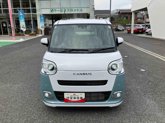 ムーヴキャンバスストライプスＧ　ナビ／パノラマカメラ／スマアシ保証　新車保証・まごころ保証　１年間・走行距離無制限付き　両側電動スライドドア／電子パーキングブレーキ（東京都）の中古車