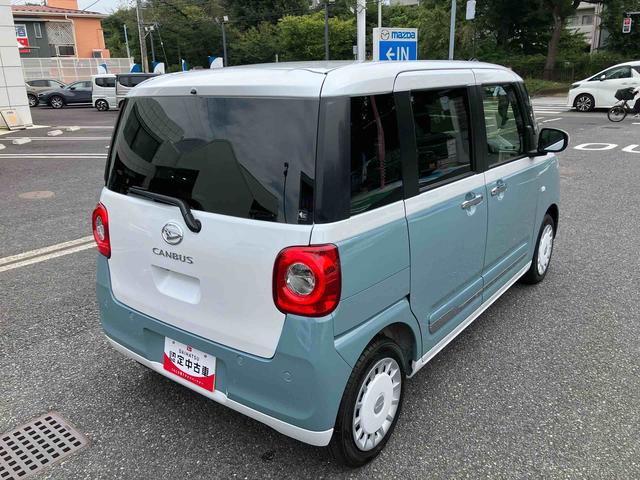 ムーヴキャンバスストライプスＧ　ナビ／パノラマカメラ／スマアシ保証　新車保証・まごころ保証　１年間・走行距離無制限付き　両側電動スライドドア／電子パーキングブレーキ（東京都）の中古車