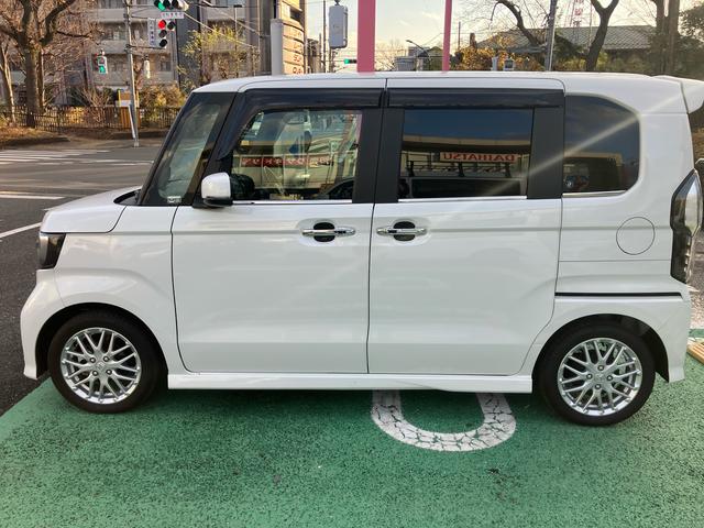 Ｎ−ＢＯＸカスタムＬターボ保証１年間・距離無制限　ナビ・バックカメラ・ドラレコ・ＥＴＣ（東京都）の中古車