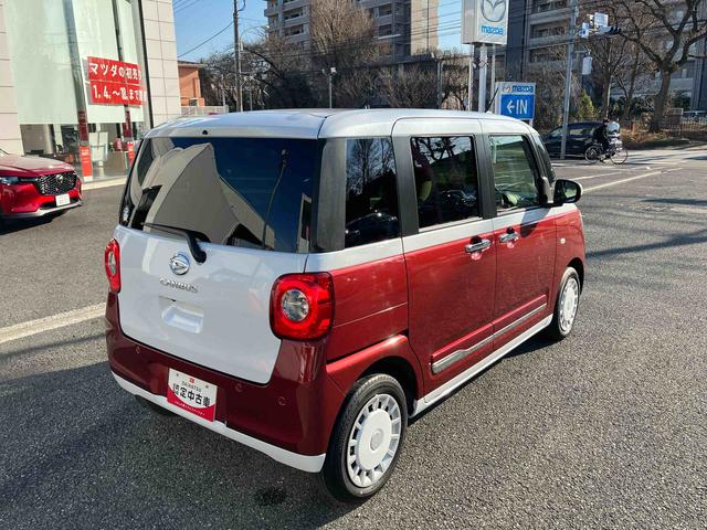 ムーヴキャンバスストライプスＧターボ保証　新車保証・まごころ保証　１年間・走行距離無制限付き　７インチナビ・パノラマカメラ・ドラレコ装備（東京都）の中古車