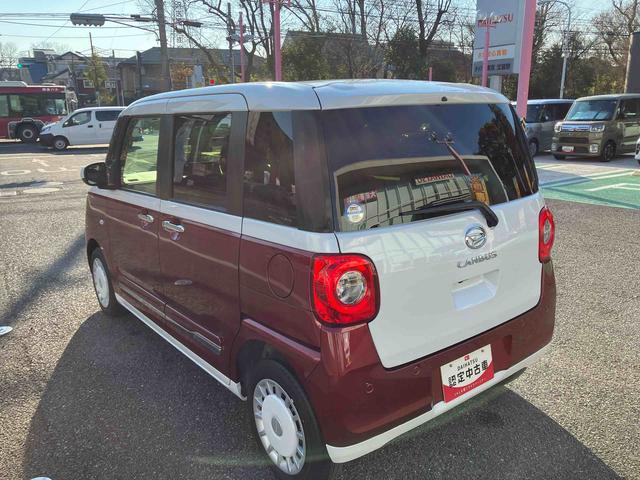 ムーヴキャンバスストライプスＧターボ保証　新車保証・まごころ保証　１年間・走行距離無制限付き　７インチナビ・パノラマカメラ・ドラレコ装備（東京都）の中古車