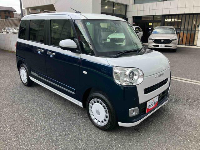 ムーヴキャンバスストライプスGターボ保証 新車保証・まごころ保証 1年間・走行距離無制限付き 7インチナビ・パノラマカメラ・ドラレコ・装備(東京都)の中古車