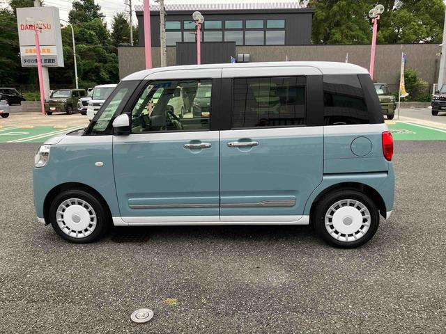 ムーヴキャンバスストライプスGターボ保証 新車保証・まごころ保証 1年間・走行距離無制限付き・7インチナビ・バックカメラ・ドラレコ・ETC装備・LEDヘッドライト装備(東京都)の中古車