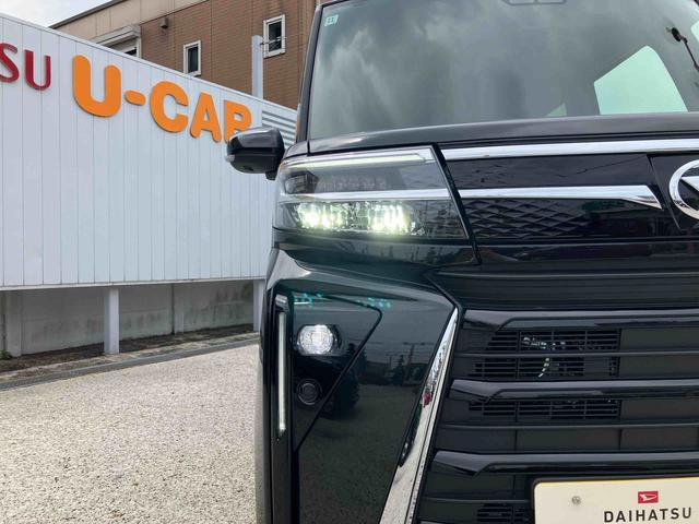 タントカスタムＲＳ　電動スライドドア　前席シートヒーター保証　新車保証・まごころ保証　１年間・走行距離無制限付き　前席シートヒーター　ＬＥＤヘッドランプ　ＬＥＤフォグランプ　電動パーキングブレーキ　両側電動スライドドア　オートライト　キーフリーシステム（東京都）の中古車