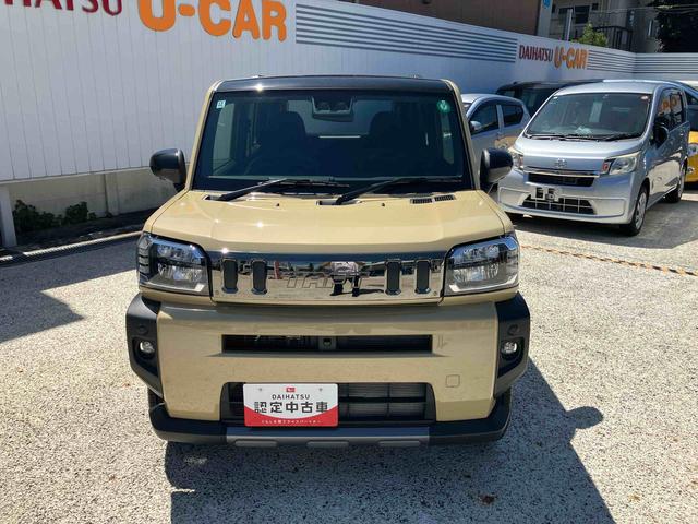 タフトＧターボ　ダーククロムベンチャー　ＡＣＣ　パノラマモニター保証１年間距離無制限付き　パノラマカメラ　ＬＥＤヘッドランプ　ＬＥＤフォグランプ　１５インチアルミホイール　オート格納ドアミラー　電動パーキングブレーキ　オートライト　前席シートヒーター（東京都）の中古車