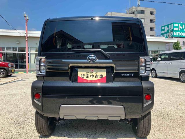 タフトGターボ ダーククロムベンチャー 届出済み未使用車保証 新車保証・まごころ保証 1年間・走行距離無制限付き アダプティブクルーズコントロール キーフリーシステム 電動パーキングブレーキ 前席シートヒーター スカイフィールトップ LEDヘッドランプ(東京都)の中古車