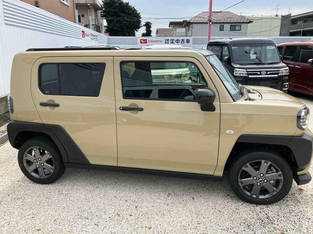 タフトＧ　ダーククロムベンチャー　届出済み未使用車保証　新車保証・まごころ保証　１年間・走行距離無制限付きＩＤＬＥ非装着車　ＬＥＤヘッドランプ　ＬＥＤフォグランプ　キーフリーシステム　前席シートヒーター　電動パーキングブレーキ　コーナーセンサー（東京都）の中古車