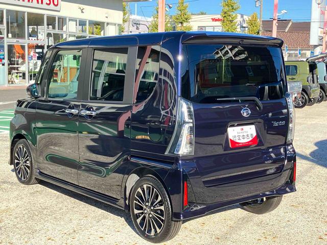 タントカスタムＲＳ　純正ナビ　ＥＴＣ車載器　ドライブレコーダー保証　新車保証・まごころ保証　１年間・走行距離無制限付き　純正７インチナビ　ＥＴＣ車載器　ドライブレコーダー　バックカメラ　コーナーセンサー　両側電動スライドドア　ＬＥＤヘッドランプ（東京都）の中古車