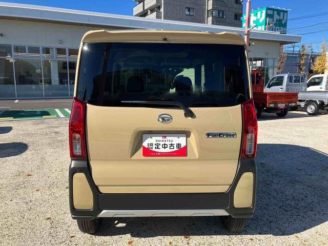 タントファンクロス　ＥＴＣ車載器　ドライブレコーダー保証　新車保証・まごころ保証　１年間・走行距離無制限付き　ＥＴＣ車載器　ＣＤステレオ　キーフリーシステム　コーナーセンサー　アイドリングストップ　前席シートヒーター　電動パーキングブレーキ（東京都）の中古車