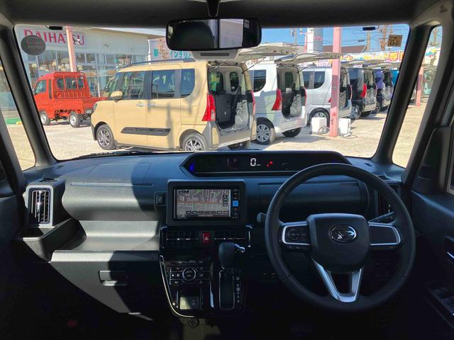 タントカスタムＲＳ　純正７インチナビ　バックカメラ保証　新車保証・まごころ保証　１年間・走行距離無制限付き　純正７インチナビ　バックカメラ　両側電動スライドドア　ＬＥＤフォグランプ　ＬＥＤヘッドランプ　キーフリーシステム　コーナーセンサー（東京都）の中古車