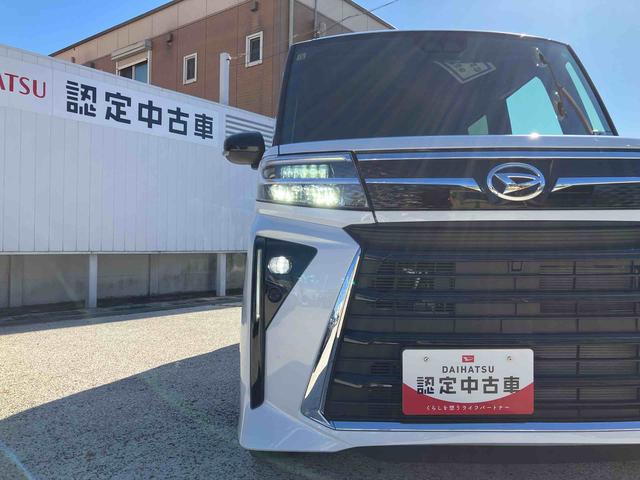 タントカスタムＲＳ　純正７インチナビ　バックカメラ保証　新車保証・まごころ保証　１年間・走行距離無制限付き　純正７インチナビ　バックカメラ　両側電動スライドドア　ＬＥＤフォグランプ　ＬＥＤヘッドランプ　キーフリーシステム　コーナーセンサー（東京都）の中古車