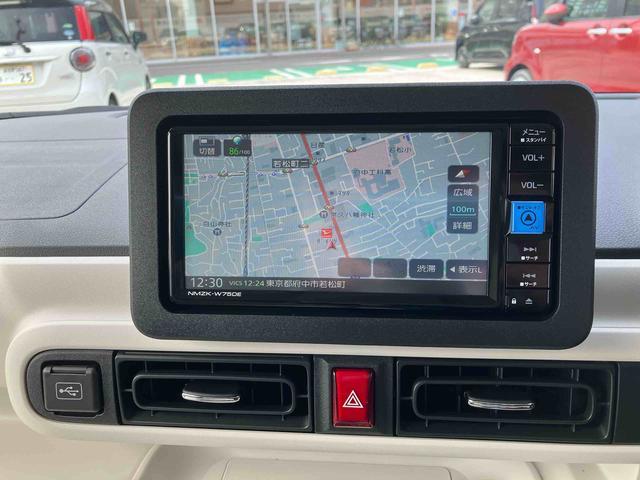 ムーヴキャンバスストライプスＧ　ナビ　前後ドラレコ　ＥＴＣ　両側電動スライド保証　新車保証・まごころ保証　１年間・走行距離無制限付き　純正７インチナビ　ＥＴＣ車載器　両側電動スライドドア　前席シートヒーター　電動パーキングブレーキ　ＬＥＤヘッドランプ　ＬＥＤフォグランプ（東京都）の中古車