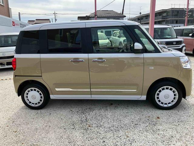 ムーヴキャンバスストライプスＧ　ナビ　前後ドラレコ　ＥＴＣ　両側電動スライド保証　新車保証・まごころ保証　１年間・走行距離無制限付き　純正７インチナビ　ＥＴＣ車載器　両側電動スライドドア　前席シートヒーター　電動パーキングブレーキ　ＬＥＤヘッドランプ　ＬＥＤフォグランプ（東京都）の中古車