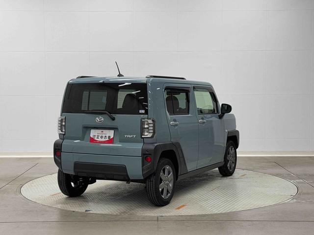 タフトGターボ 純正7インチナビ ETC車載器 ドラレコ保証 新車保証・まごころ保証 1年間・走行距離無制限付き 純正7インチナビ ETC車載器 ドラレコ パノラマモニター アイドリングストップ アダプティブクルーズコントロール 前席シートヒーター(東京都)の中古車