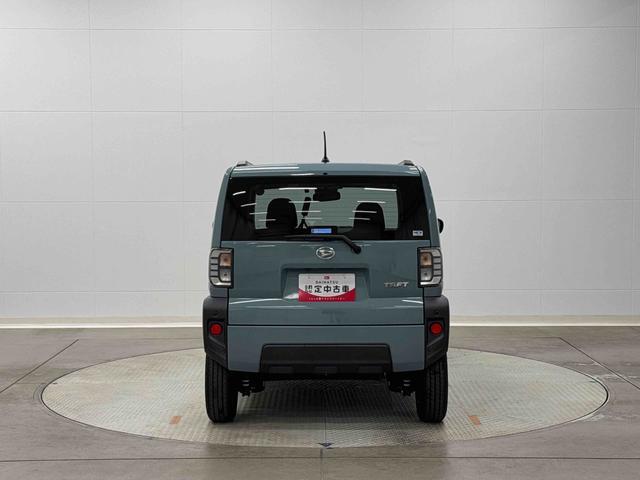 タフトGターボ 純正7インチナビ ETC車載器 ドラレコ保証 新車保証・まごころ保証 1年間・走行距離無制限付き 純正7インチナビ ETC車載器 ドラレコ パノラマモニター アイドリングストップ アダプティブクルーズコントロール 前席シートヒーター(東京都)の中古車