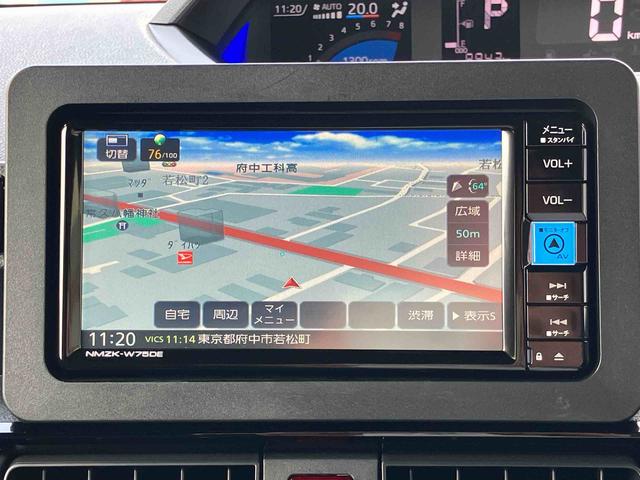 タントカスタムＲＳ７インチナビ・バックカメラ・ドラレコ・ＥＴＣ装備保証　新車保証・まごころ保証　１年間・走行距離無制限付き（東京都）の中古車