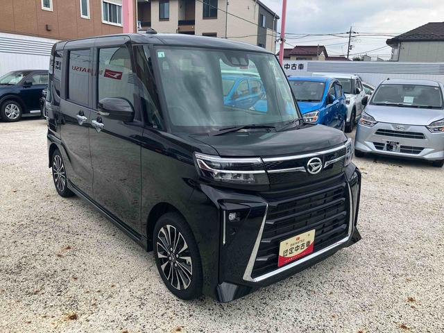 タントカスタムＲＳ　９インチディスプレイオーディオ装備保証　新車保証・まごころ保証　１年間・走行距離無制限付き・９インチディスプレイオーディオ装備・ＬＥＤヘッドライト装備・シートヒーター装備（東京都）の中古車