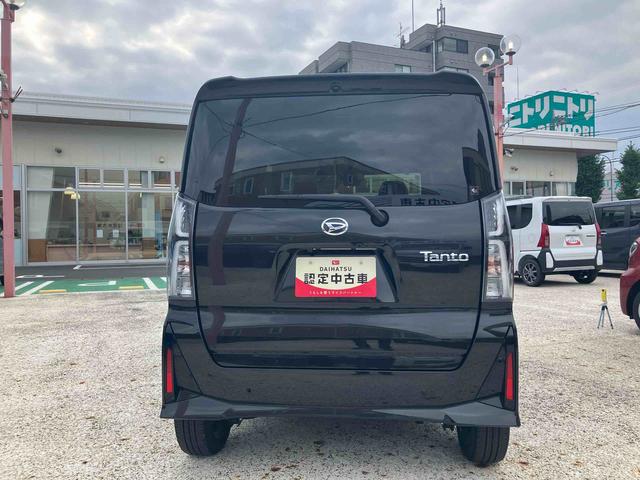 タントカスタムＲＳ　９インチディスプレイオーディオ装備保証　新車保証・まごころ保証　１年間・走行距離無制限付き・９インチディスプレイオーディオ装備・ＬＥＤヘッドライト装備・シートヒーター装備（東京都）の中古車
