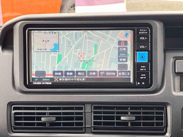 ハイゼットカーゴＤＸ　７インチナビ装備保証　新車保証・まごころ保証　１年間・走行距離無制限付き・７インチナビ・両ドアスライド・スマートアシスト装備（東京都）の中古車