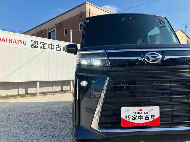 タントカスタムＲＳ　９インチディスプレイオーディオ装備保証　新車保証・まごころ保証　１年間・走行距離無制限付き・９インチディスプレイオーディオ装備・ＬＥＤヘッドライト装備・シートヒーター装備（東京都）の中古車