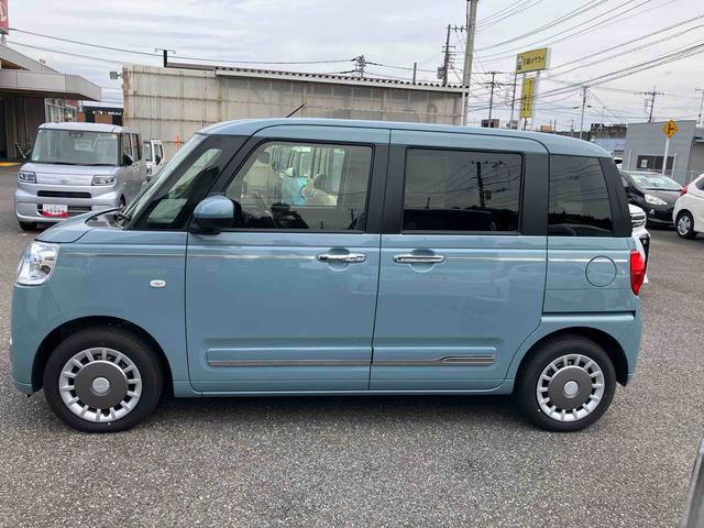 ムーヴキャンバスセオリーG9インチスマホ連携ディスプレイオーディオ/ワイヤレス充電/両側電動スライドドア/LEDヘッドライト&フォグランプ/衝突回避支援システム/アイドリングストップ/オートエアコン/コーナーセンサー(千葉県)の中古車