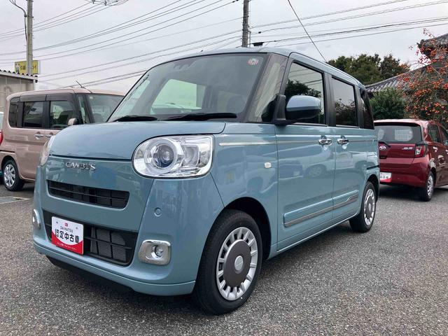 ムーヴキャンバスセオリーG9インチスマホ連携ディスプレイオーディオ/ワイヤレス充電/両側電動スライドドア/LEDヘッドライト&フォグランプ/衝突回避支援システム/アイドリングストップ/オートエアコン/コーナーセンサー(千葉県)の中古車