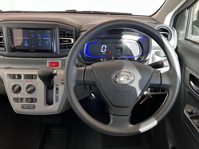 ミライースX SAIIIサポカーSワイド適合 ディスプレイオーディオ エアコン Bカメラ コーナーセンサー オートハイビーム アイドリングストップ 横滑り防止機能 誤発進抑制機能 電動格納ミラー パワーウインドウ キーレス(神奈川県)の中古車