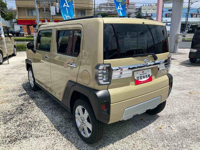 タフトＧターボ　ダーククロムベンチャー保証　新車保証・まごころ保証　１年間・走行距離無制限付き（東京都）の中古車