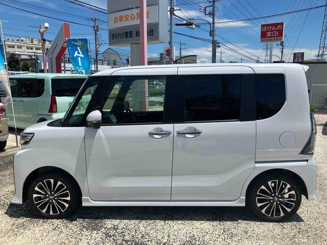 タントカスタムＲＳ保証　新車保証・まごころ保証　１年間・走行距離無制限付き（東京都）の中古車